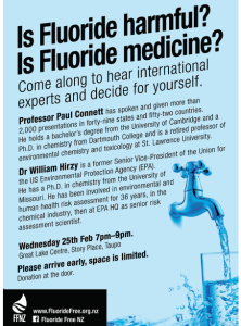 Fluoride Free NZ Poster Taupo
