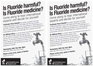 FluorideFree Taupo A5 Brochure