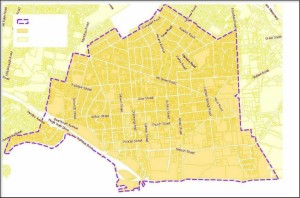 Onehunga non Fluoridation Map