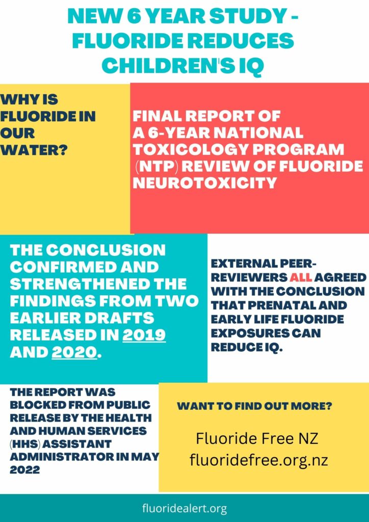 Poster fluoride NTP study