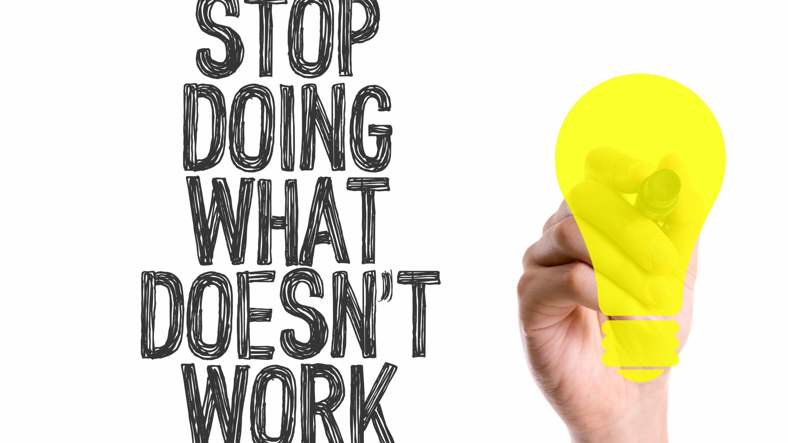 Hand,With,Marker,Writing,The,Word,Stop,Doing,What,Doesn’t