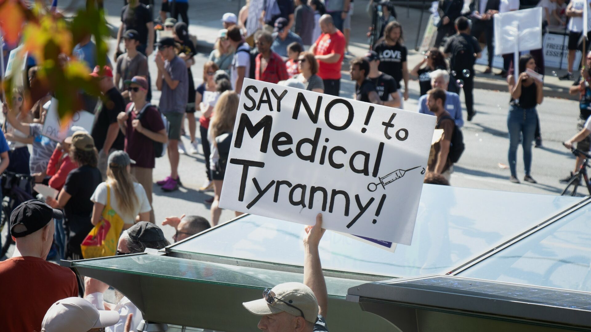 Say no to Medical Tyranny smaller